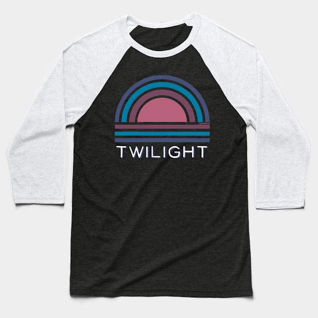 Twilight Baseball T-Shirt by TheBadNewsB